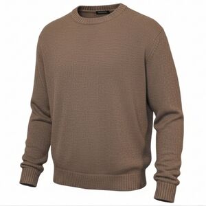 Pendleton Shetland Wool Crewneck Long Sleeve Tan Sweater Size XL